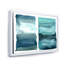 «Ocean Blue Aquatic Abstract Impression II», peinture sur toile à cadre flottant-59850250-59850251