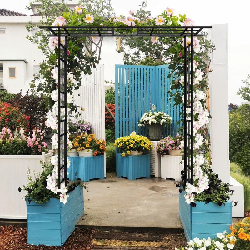 Lron Arbor With Adjustable Width In Black(42.52W''~78.15W'')