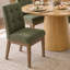 Ensemble de table de salle à manger pour 4 personnes avec table ronde solide et 4 chaises rembourrées avec pieds solides-1707109844