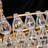 Gala 28-Light Round Crystal Chandelier - Gold