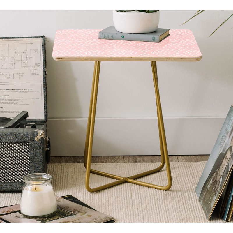 Table de bout à pieds croisés