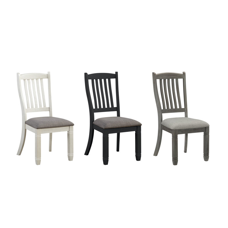 Chaises de salle à manger Dunton, Noir antique