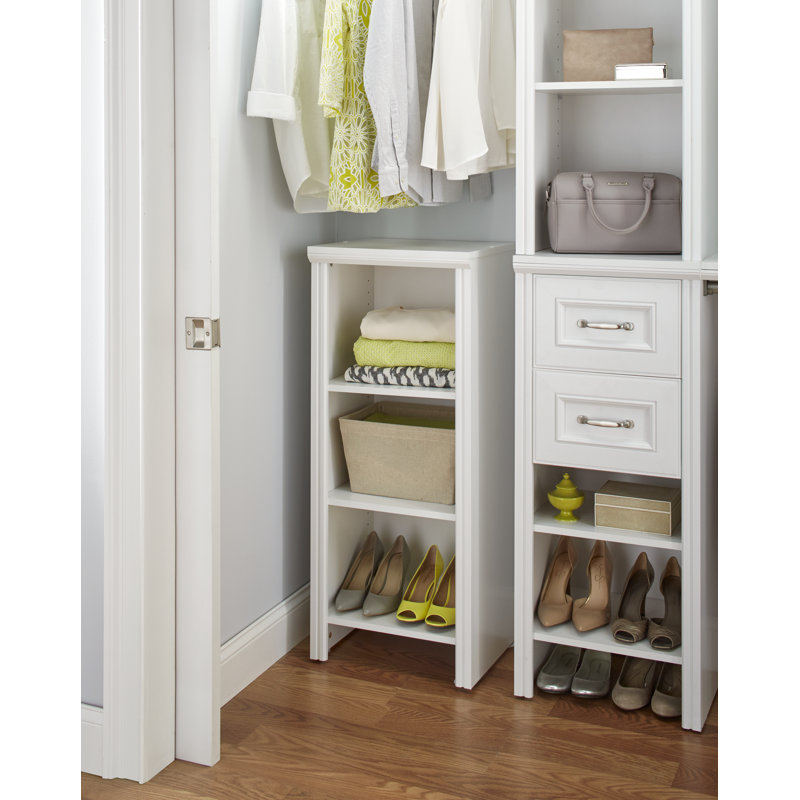 Organisateur de base blanc pour système de garde-robe Impressions, H 41,1 po x l 16,97 po x P 14,58 po