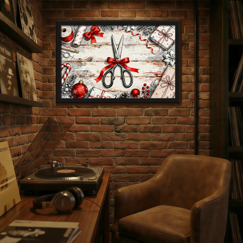 Outils et décorations de Noël, H 12 po x l 18 po