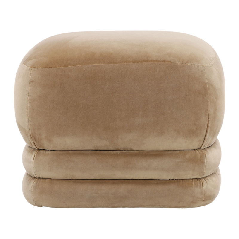 Maeva Upholstered Ottoman, Camel