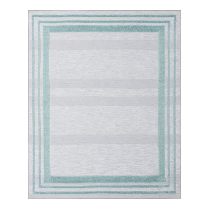  Tapis gris intérieur / extérieur, Rectangle 7 pi 10 po x 10 pi