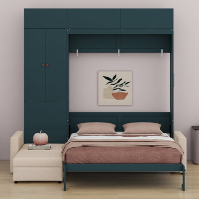 Murphy Bed Wall Bed With Sofa And Shelves