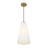 Christos 1-Light Pendant in Warm Brass-677846353