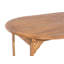 Jodie Oval Acacia Solid Wood Extendable Outdoor with Umbrella Hole Dining Table - 160 cm W 100 cm D
