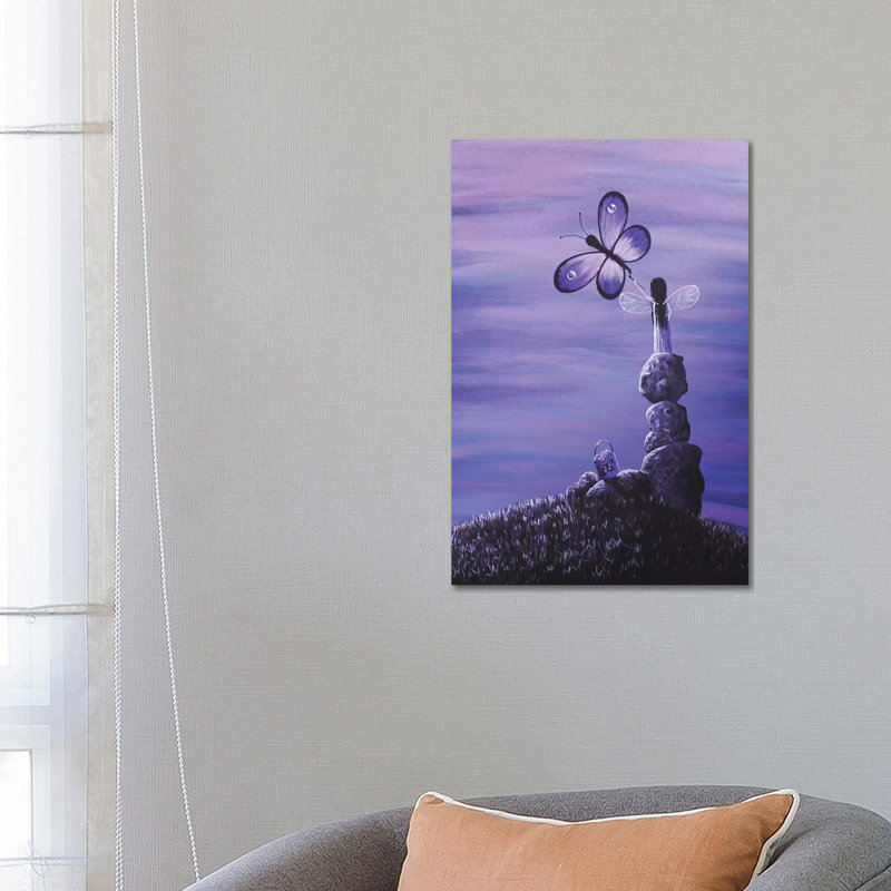 Amethyst Fairy - Print on Canvas, Wrapped Canvas, 66.04 cm H x 45.72 cm W x 3.175 cm D