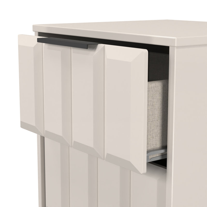 Doss 45cm W Manufactured Wood Bedside Table, Kashmir Matt