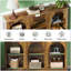 Table d'appoint rustique, table d'entrée pratique, console-923948635