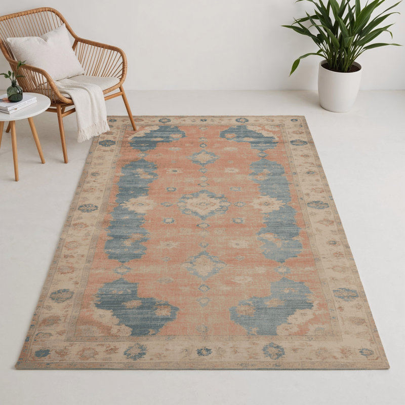Tapis d'intérieur et d'extérieur surteint beige