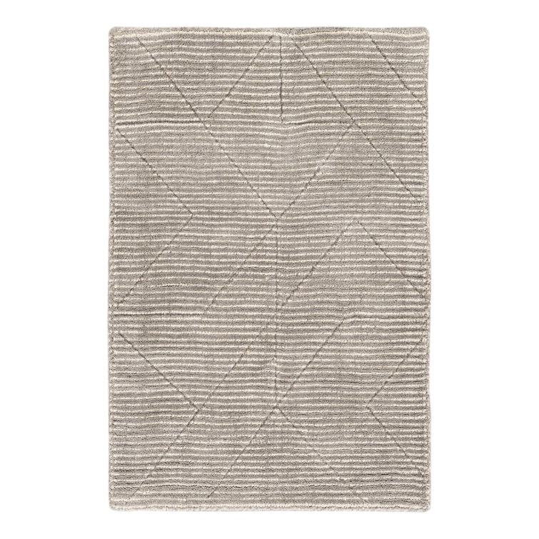 Cyndle Hand-Tufted Wool Geometric Area Rug