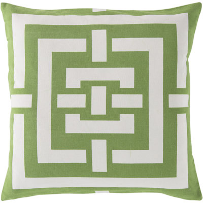 Circles Squares Cotton Pillow Cover