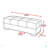 Primenest Nimbusflow Collection Upholstered Convertible Loveseat With Storage