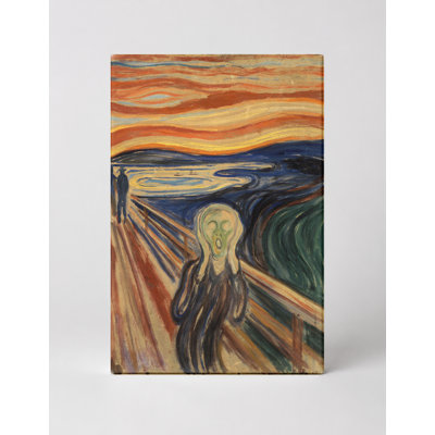 The Scream (1893) - Portrait, art mural sur toile