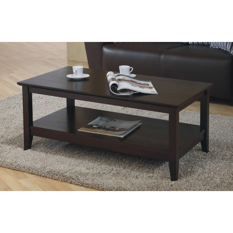 Ensemble de tables basses 3 pièces Cafferata, Espresso