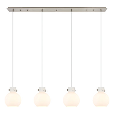 Luminaire suspendu sphère 4 lumières Amrith