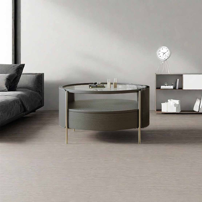 Modern simple round coffee table