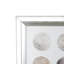 Art mural miroir 19,7 x 19,7 pouces, phase artistique et design en cristal, résine embelli, 4,4 lb d'art de la visualisation, cadre, - embellissements,