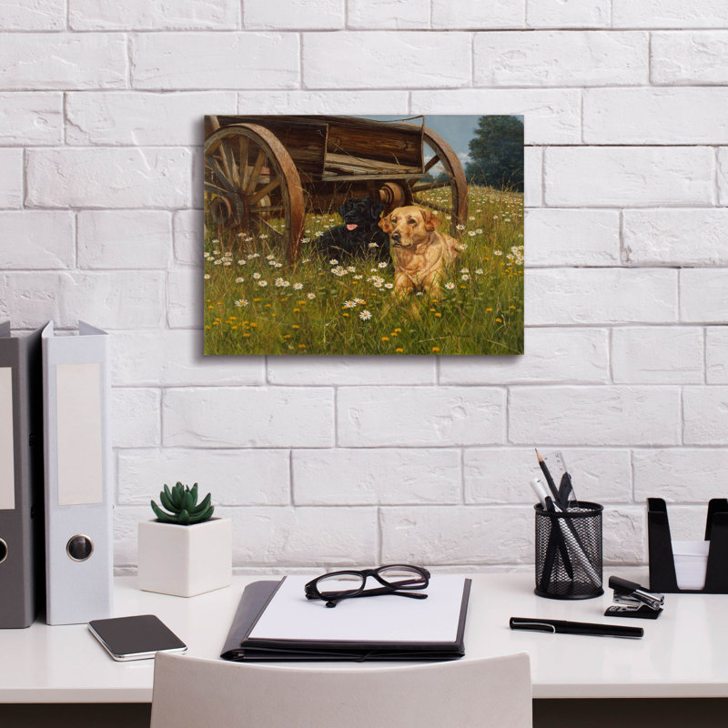 «Athlene Rest A Time» par Bill Makinson - reproduction d'art sur toile tendue, H 12 po x l 16 po x P 0,75 po