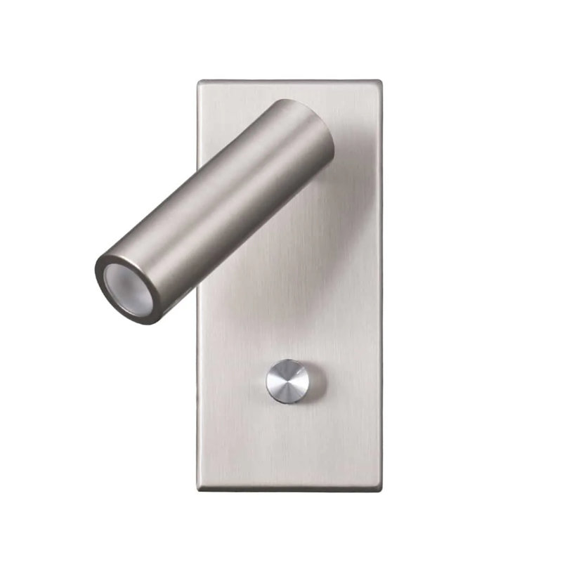 Aluminium LED Swing Arm Sconce,  Brushed Nickel