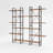 17 Stories Walnut Color Display Bookcase