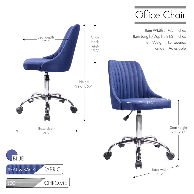Office Chair, Blue