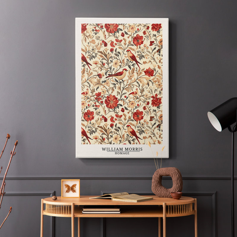 Wm Morris Series CCLxxvi -Galerie enveloppée Cavas, H 8 po x l 12 po