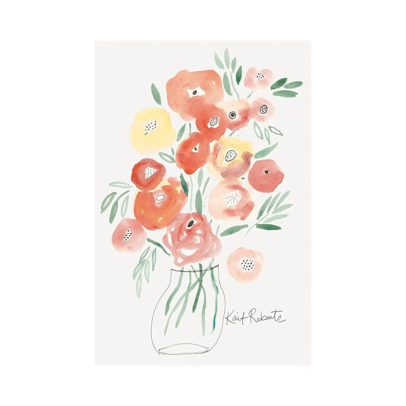 Garden Treasures 1 Piece Wrapped Canvas Painting, 66.04 cm H x 45.72 cm W x 1.91 cm D