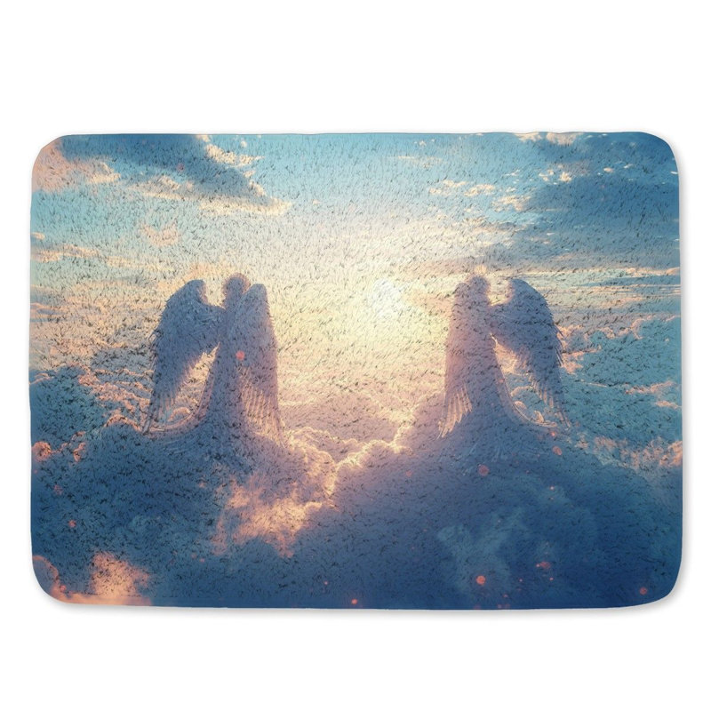 Tamryn Microfiber / Microsuede Non-Slip Bath Mat, 21"W x 34"L
