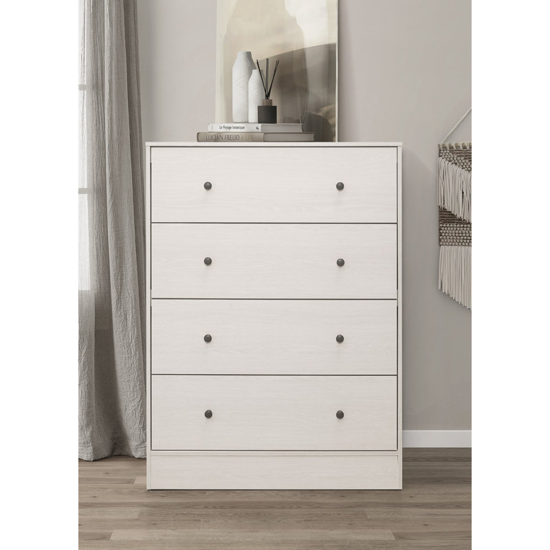 Commode 4 tiroirs Brytin, Beige-gris