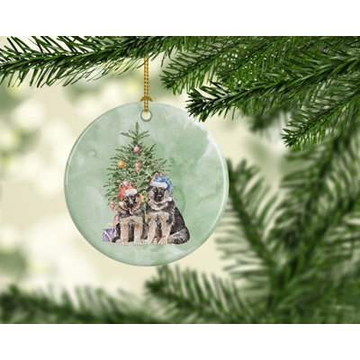 2.8'' Ceramic Hanging Figurine Ornament