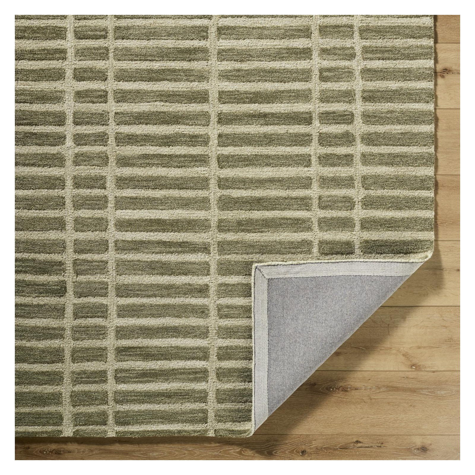 Wright Handmade Rug, Rectangle 5' x 7'6"