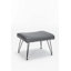 Chaise berçante confortable avec coussin lombaire et repose-pieds pour chambre de bébé, salon ou chambre à coucher