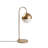 Modern Gold Table Lamp with Metal Body & Glass Cap, 7.1 x 9.8 x 20.9 inches | E14 Socket, Max 40W | Stylish Home Decor, IP20, Perfect for Living Room, Bedroom, or Office | Elegant Design with 7.1-inch Base-1661252595-1661252593