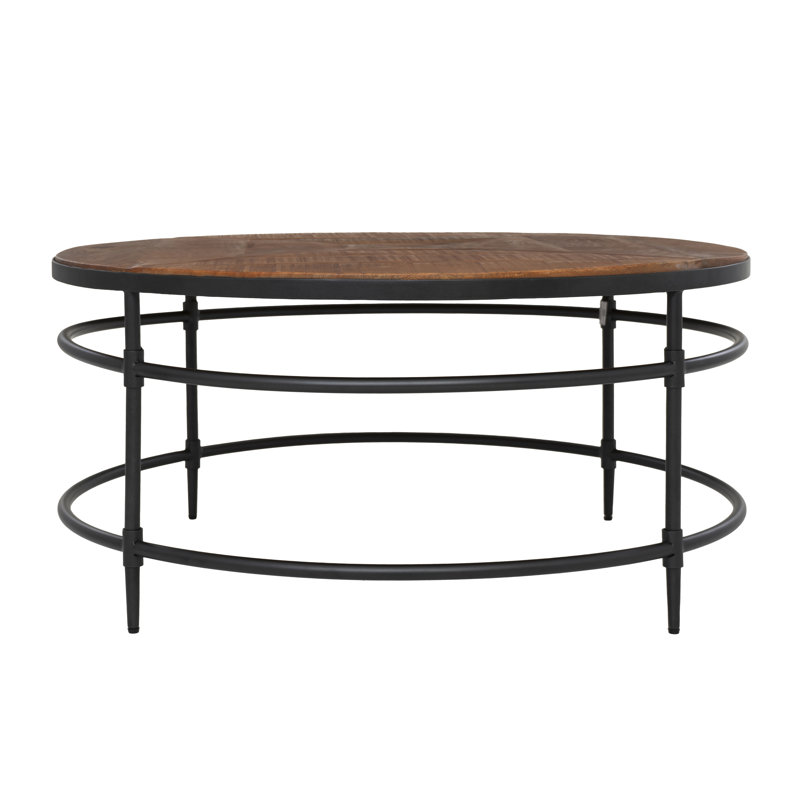 Treynae Solid Wood Top Coffee Table