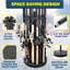 24 supports rotatifs noirs