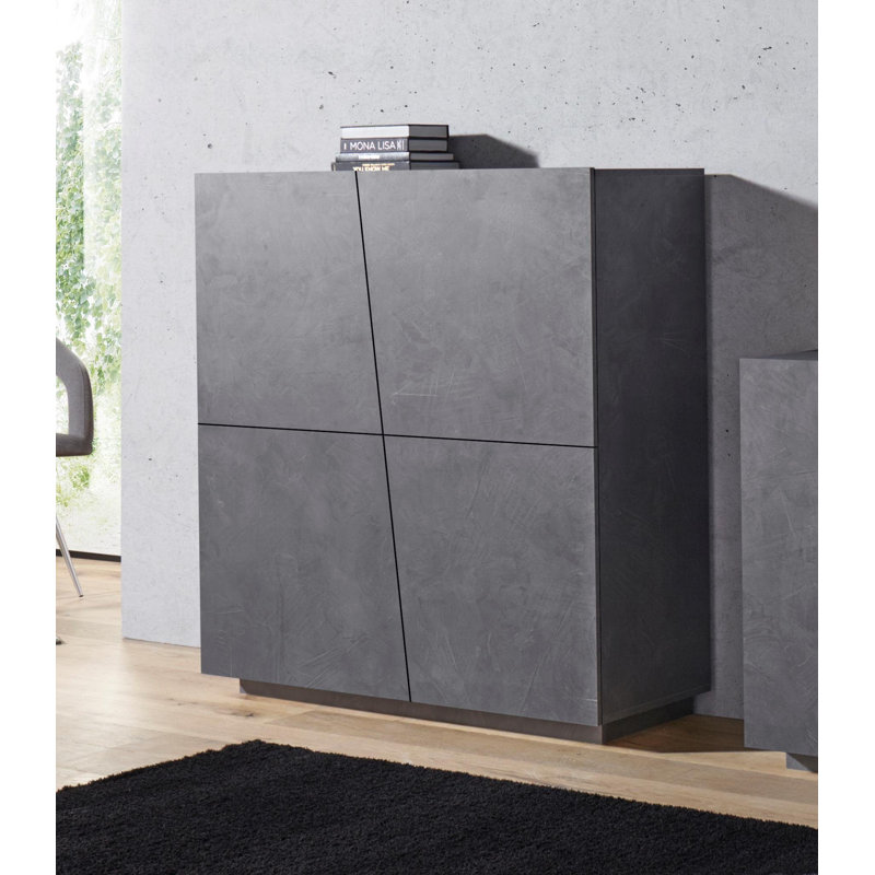 Bayonne 120cm Sideboard, Ardesia Grey