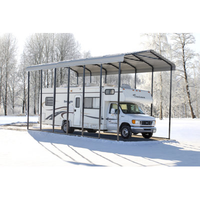 Galvanized Steel Rv Carport, 14X29X14