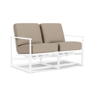 Outdoor Summit Rocker Bench with Cushions