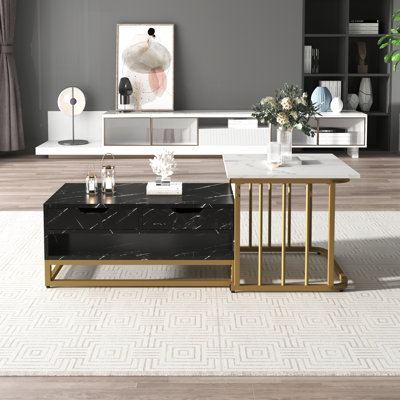 Avalyna Frame Coffee Table with Storage