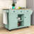 Dyches Kitchen Island with Storage Cabinet and 3 Drawers for Dinning Room-415201369