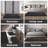5 Piece Plush Memory Foam Bath Rug Set with Non-Slip Backing and High Absorbency-332179912
