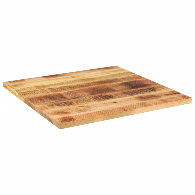 Solid Wood Table Top, 2.5cm H x 80cm W x 80cm D