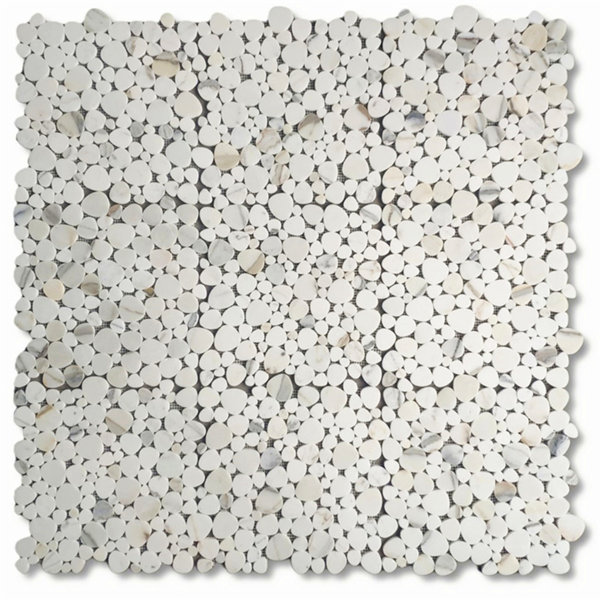 Calacatta 12" x 12" Marble Mosaic Tile