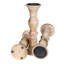 Ensemble de 3 chandeliers rustiques en bois-134113729