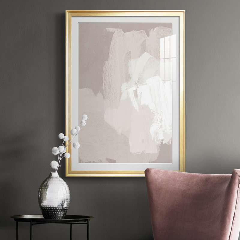 Cloud Slate II - impression, Or, H 30,5 po x l 22,5 po x P 1 po