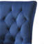Ensemble de 2 chaises d'appoint en velours bleu et finition chêne vieilli-1562999437-1562999439